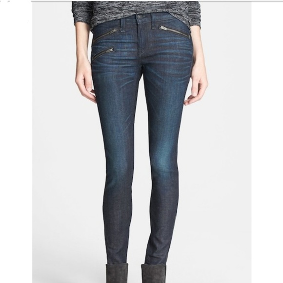 rag & bone Denim - Rag & Bone Zip Detail Skinny Jeans Size 28